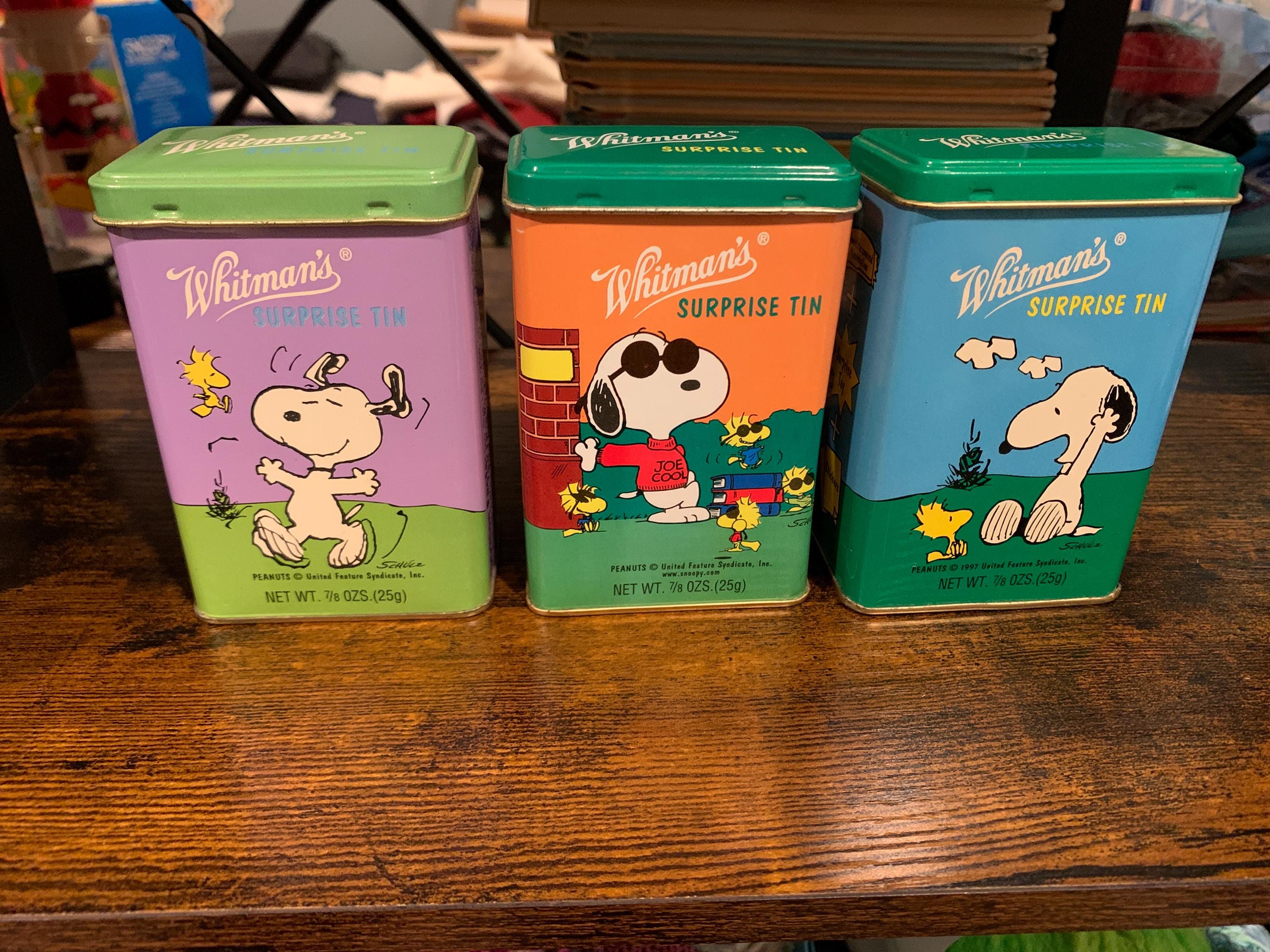 スヌーピー ヴィンテージ フィラデルフィア生まれの老舗チョコレート ホイットマン Whitman's Snoopy - Etsy