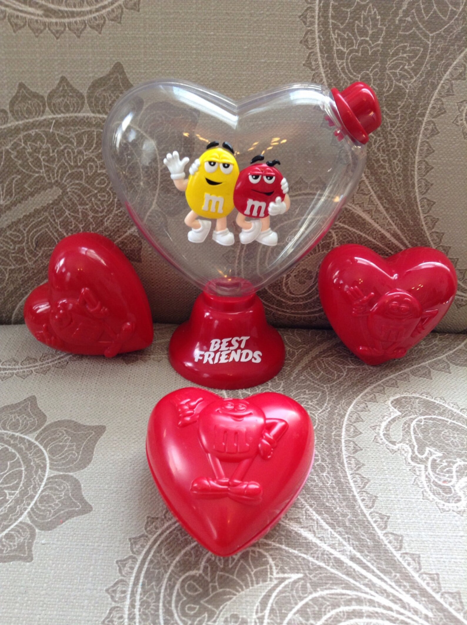 Frankford collectingcandy cupid M & M's Candy Dispenser Heart Shaped Candy Dispenser | Etsy