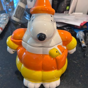 Vintage Snoopy Cookie Jar - Etsy