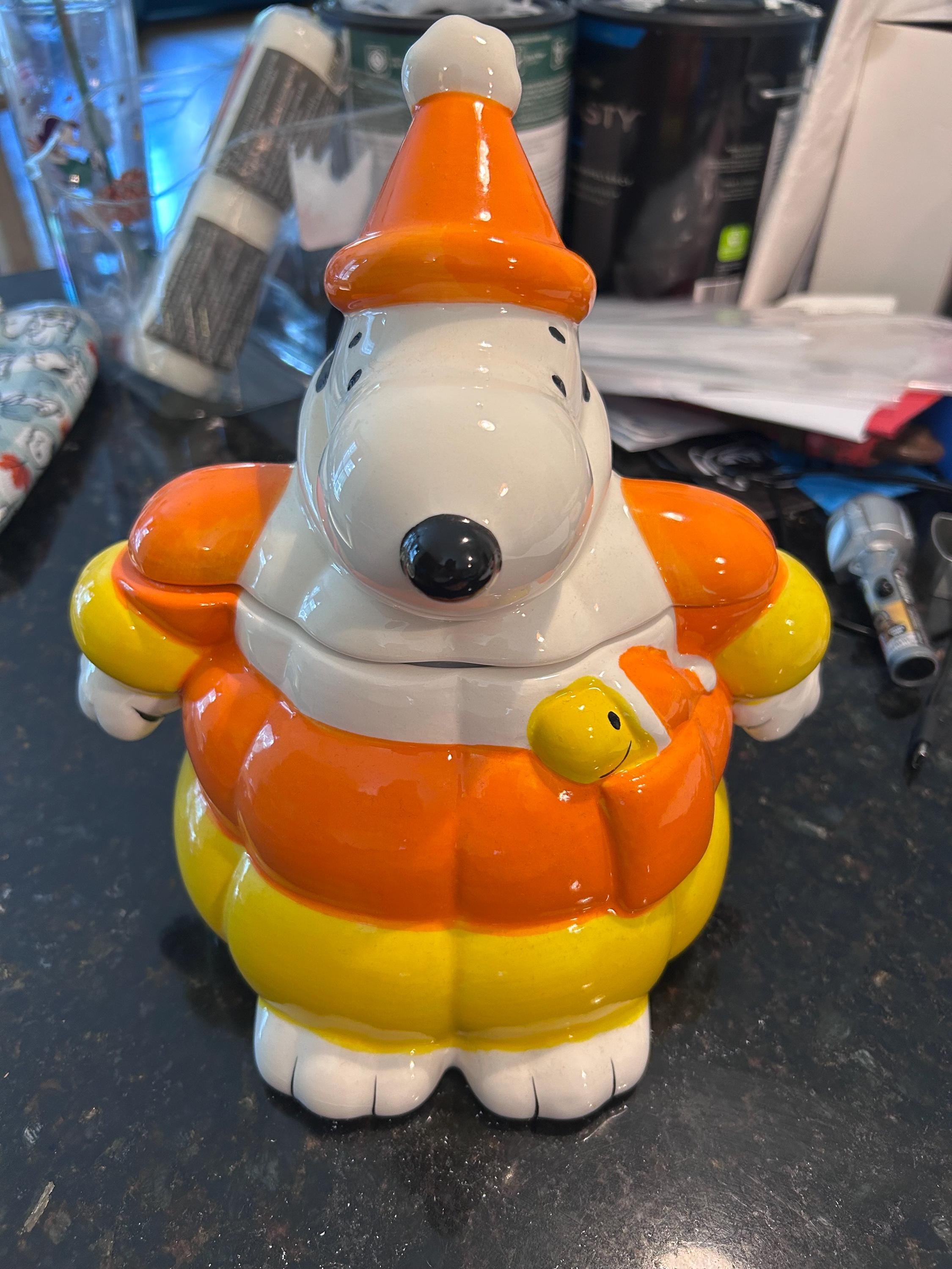 Vintage Snoopy Cookie Jar - Etsy