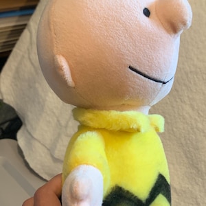 Charlie’s Brown, about 12&quot; plush stuffed animal, peanuts gang, stuffed character.