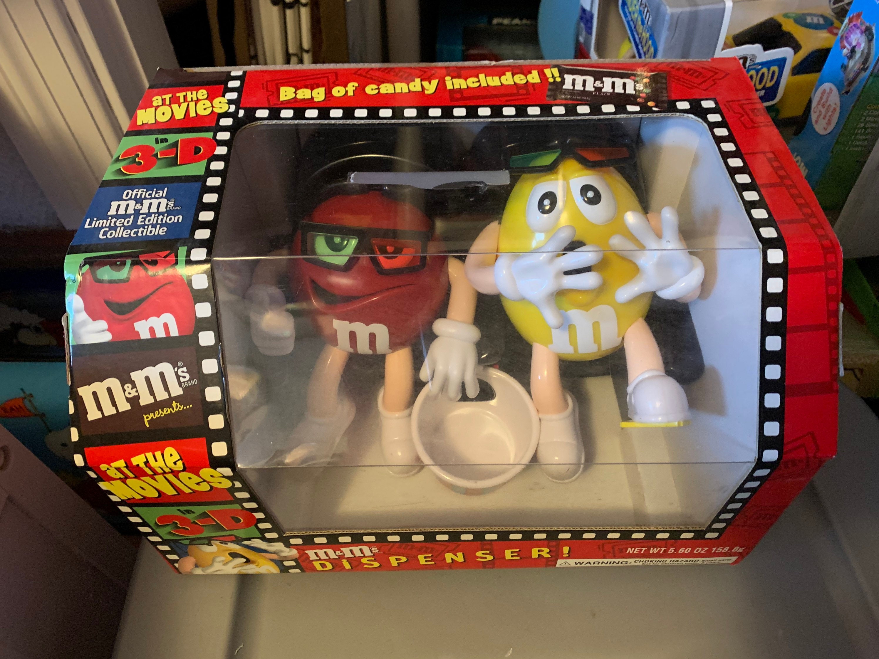 M and M's candy dispenser movie theater chocolate Etsy