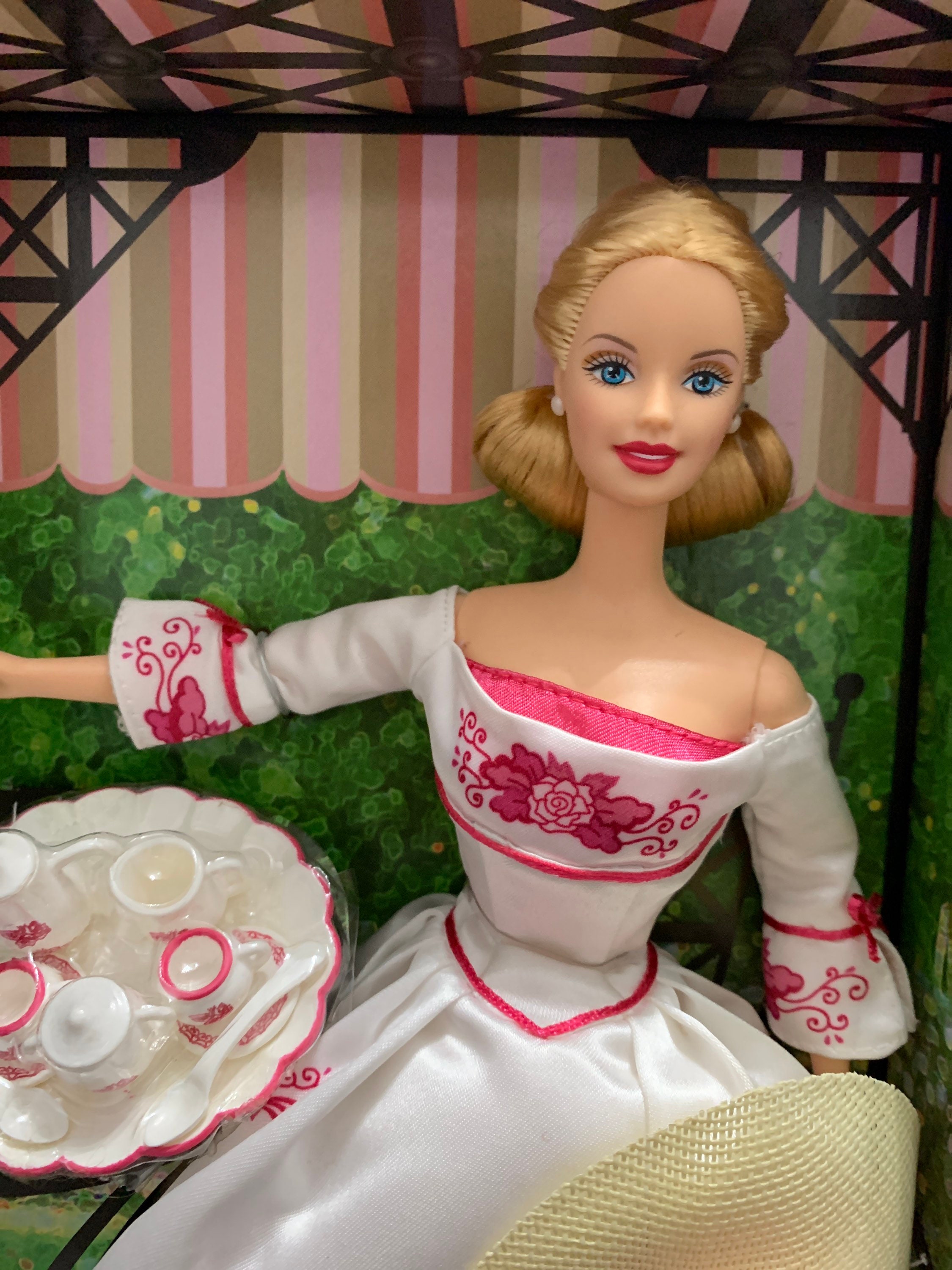In box Victorian tea Barbie doll Special edition Mattel 2003 | Etsy
