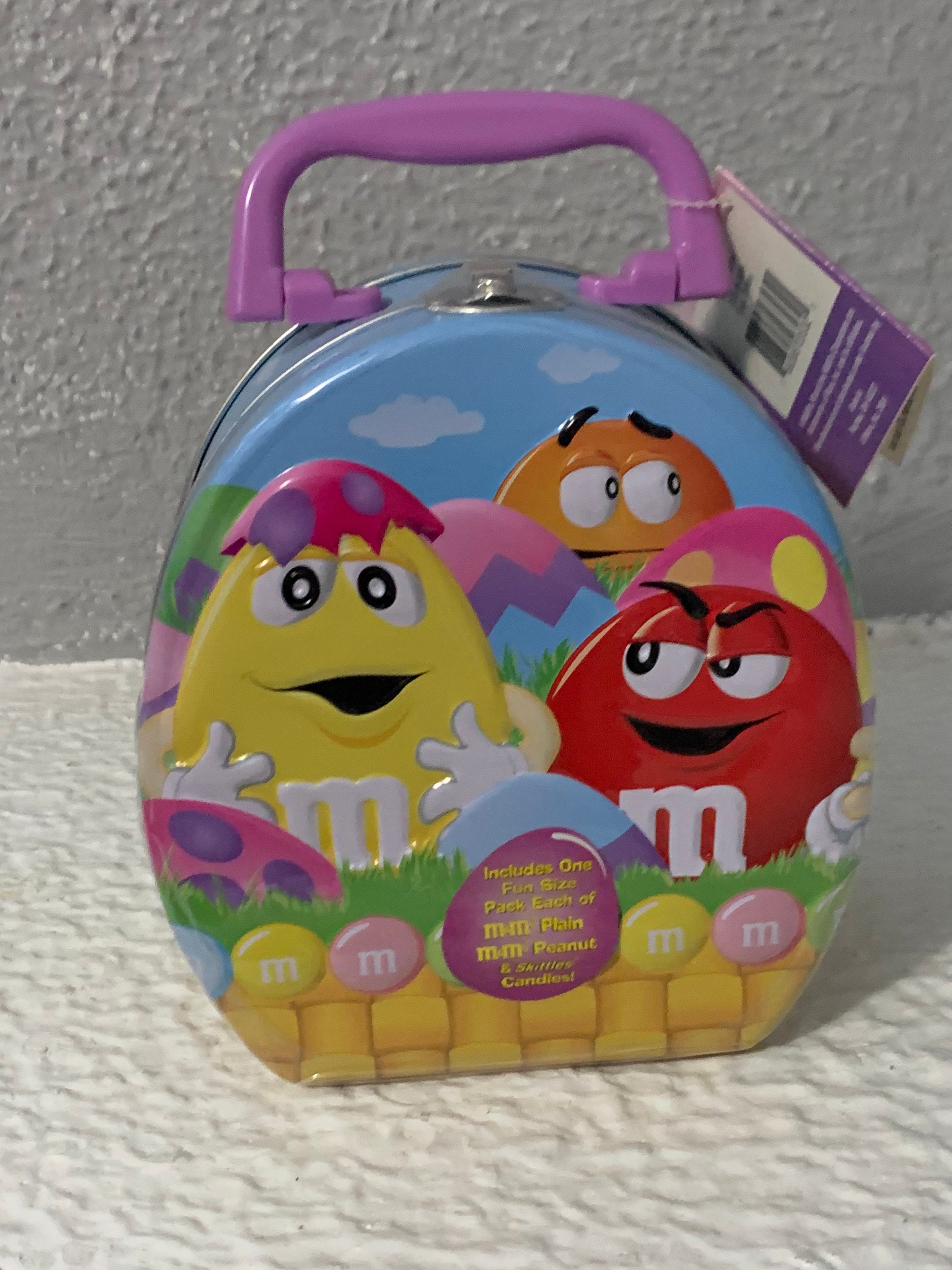 M&m's Tin Easter Box. Tin Box. Easter Bunny Box. Easter Eggs