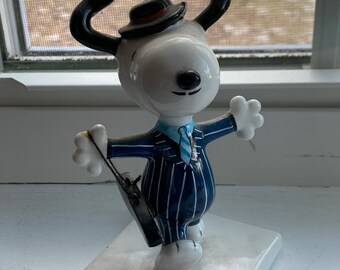 Snoopy Peanuts on Parade Figurine Top Hat & Tail Tuxedo