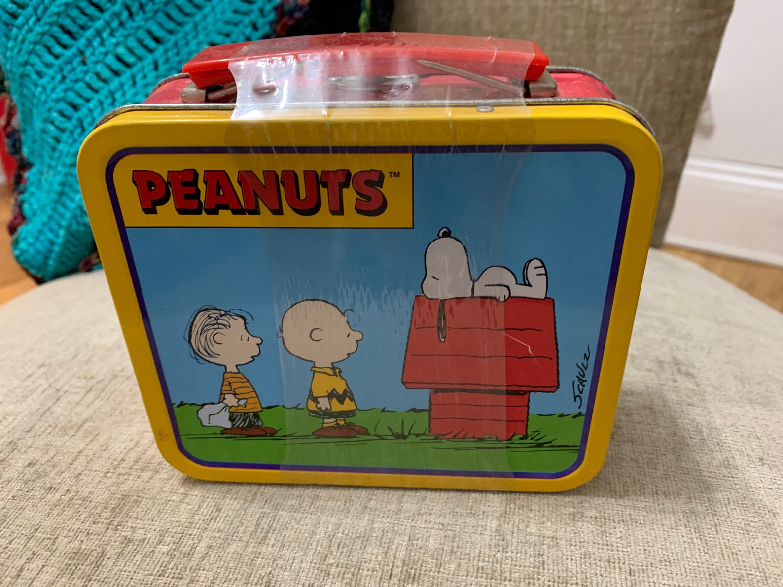 Small Snoopy lunch box lunch box the peanuts lunch box tin Etsy