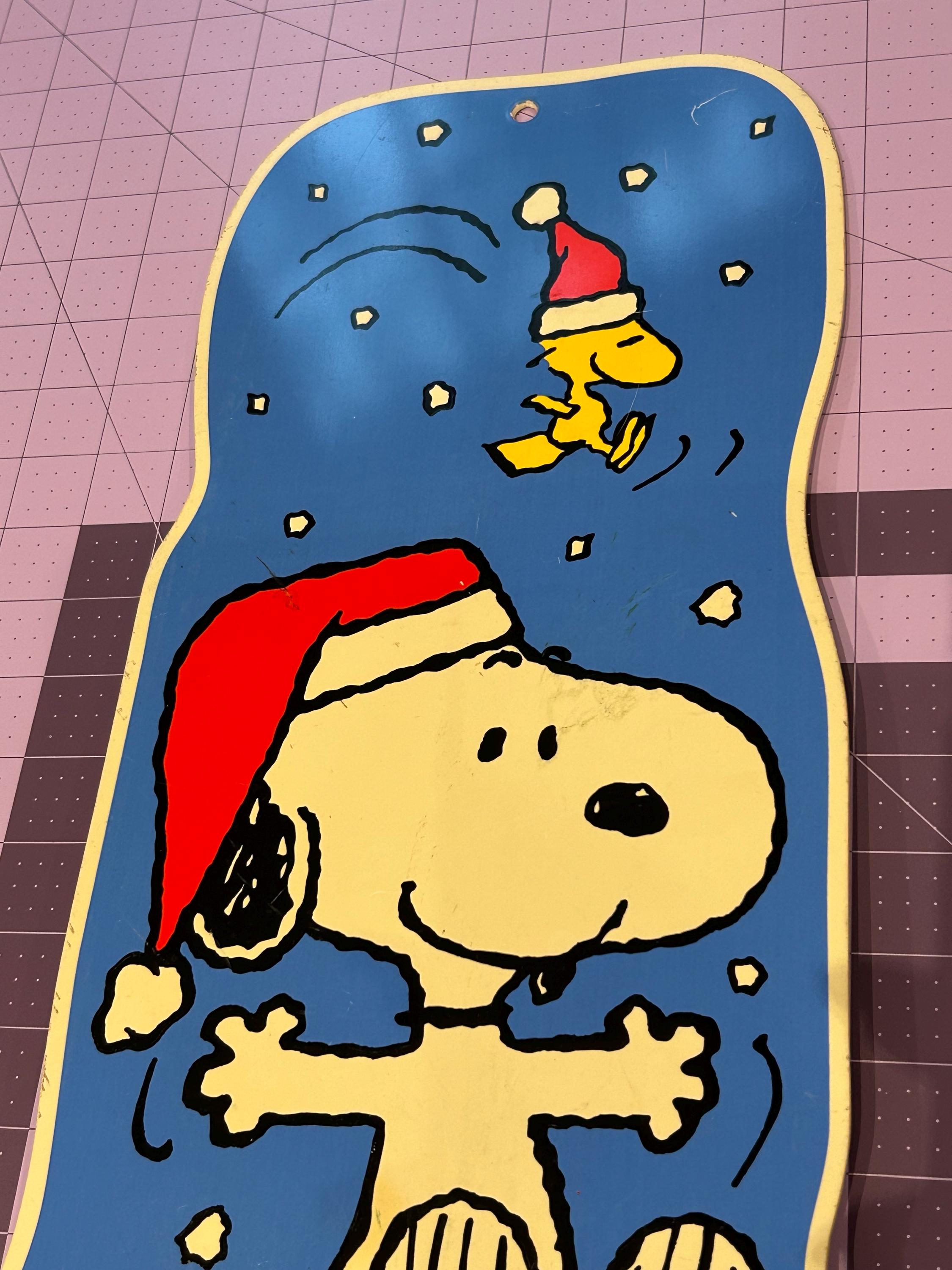Snoopy Santa Christmas Yard Sign: Outdoor Holiday Decor - Etsy