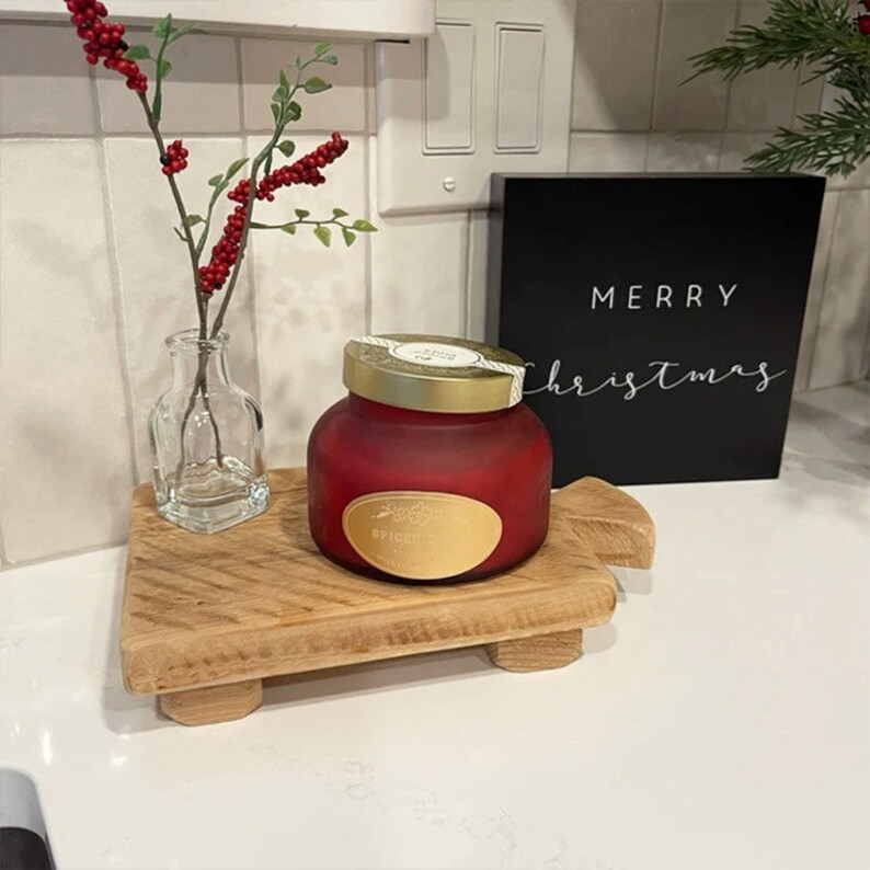 Aoipend Wooden Soap Tray For Kitchen Bathroom Counter Wood