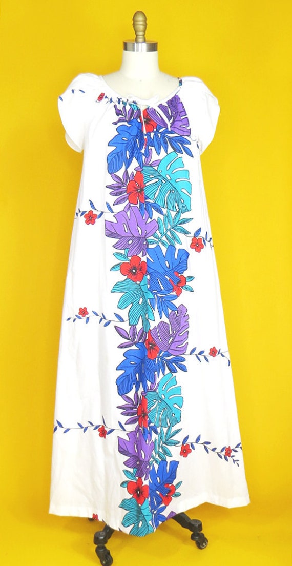 1970s Vintage Hilo Hattie's Maxi Dress