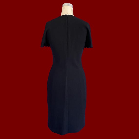 90's LBD with Asymmetrical Button Vent - image 5