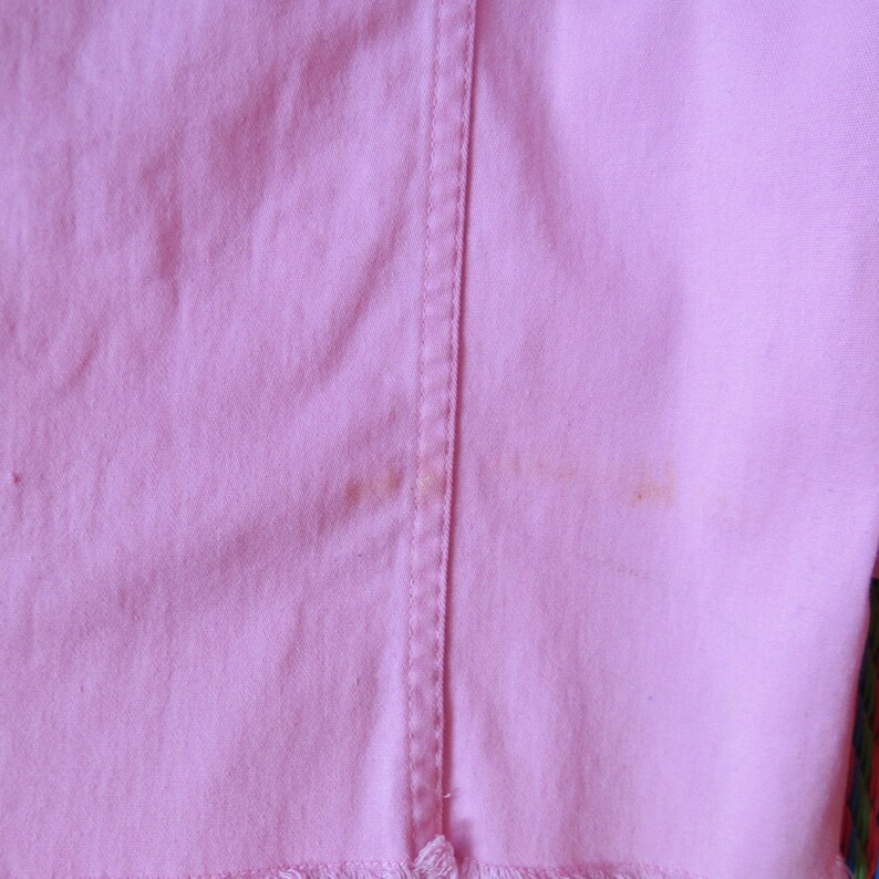 Vintage 1990s Pink Button down withRhinestone Zippers