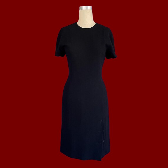90's LBD with Asymmetrical Button Vent - image 9