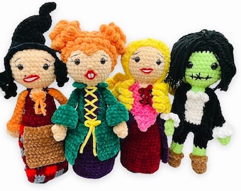 Witch Dolls and Their Spooky Friend