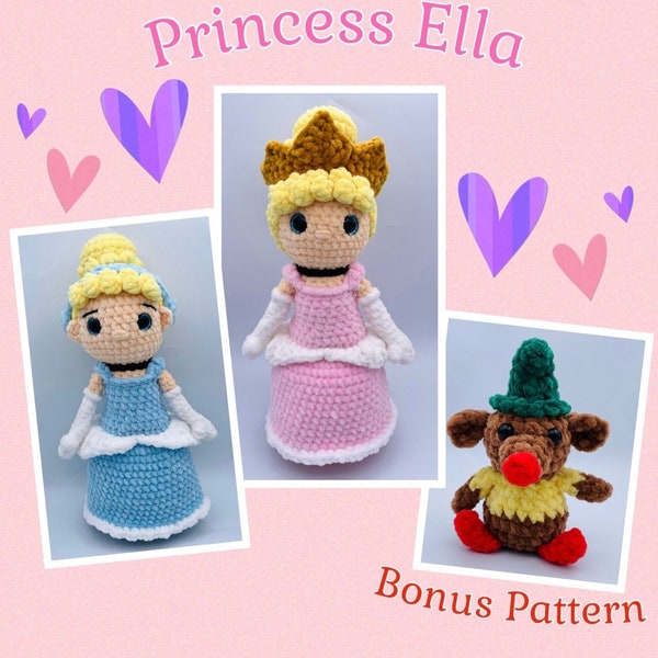 Princess Ella | Amigurumi | Crochet Doll Pattern