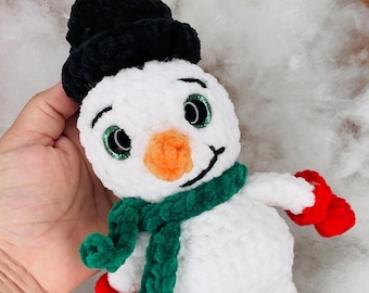 Jolly McChilly /Amigurumi Muñeco de nieve / Muñeco de nieve de ganchillo