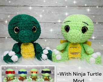 Tutle La Tartaruga / Mod bonus Tartaruga Ninja gratuita. /Amigurumi