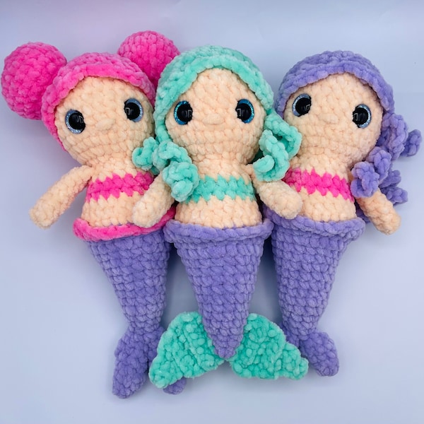 Mermaid | Low sew mermaid| Amigurumi | Crochet