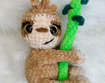 Luiaardpatroon | niet-naaioptie beschikbaar | Amigurumi | Haakpatroon: