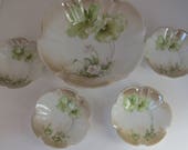 Reinhold Schlegelmilch (RS) Germany Green Mark Lustreware Bowl set (5pc)