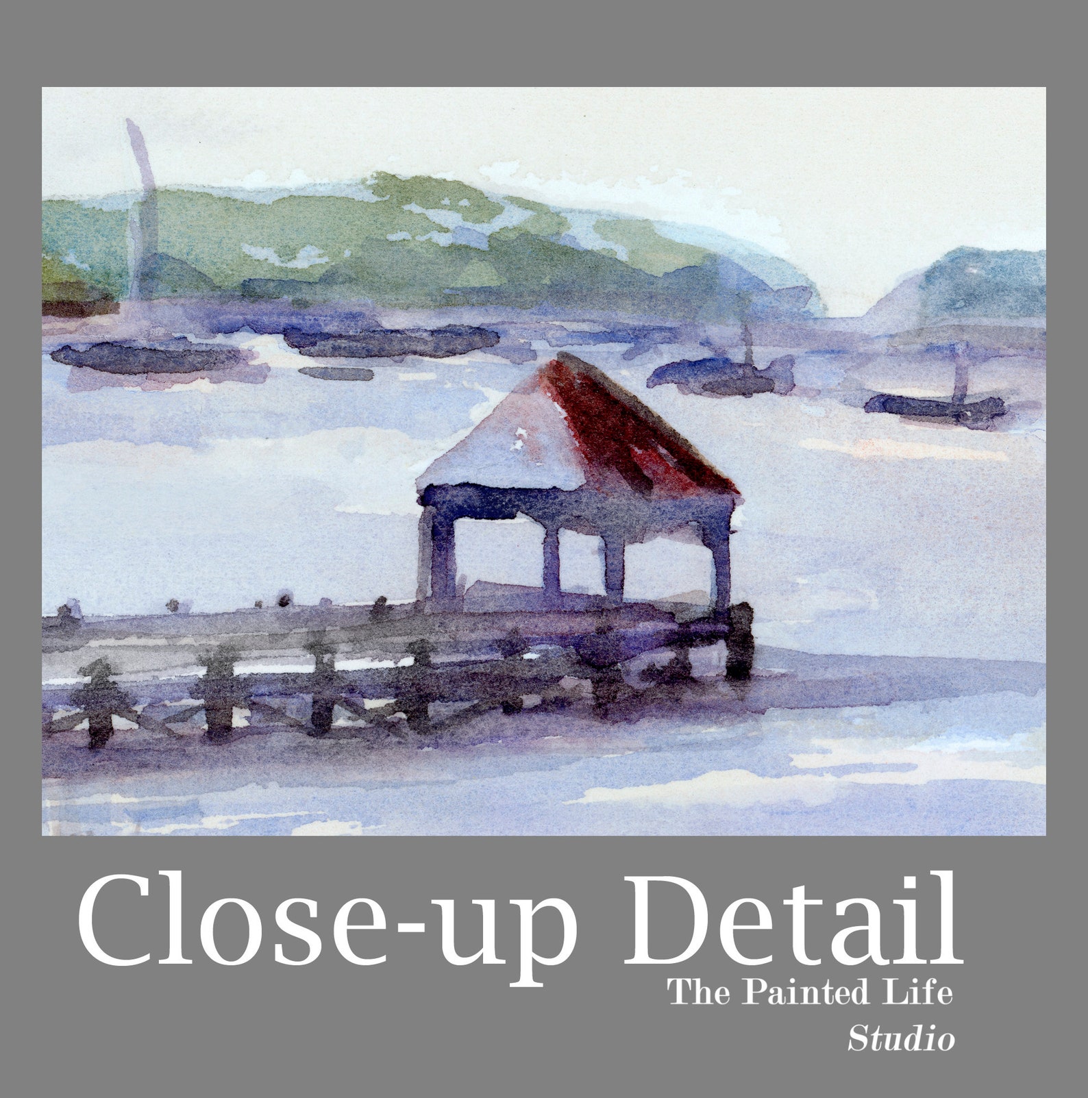 Northport Harbor Painting Watercolor art print of Northport Etsy