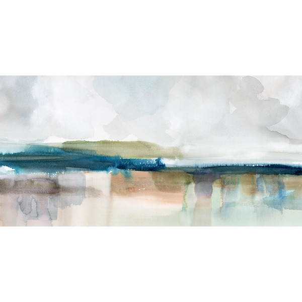 Neutral Abstract CANVAS Landscape Panoramic wide print, panoramic stretched, gallery-wrapped canvas print up to 60 inches wide