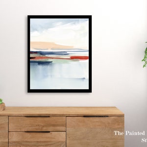 Abstract Landscape Vertical Art Print Contemporary Minimalist - Etsy