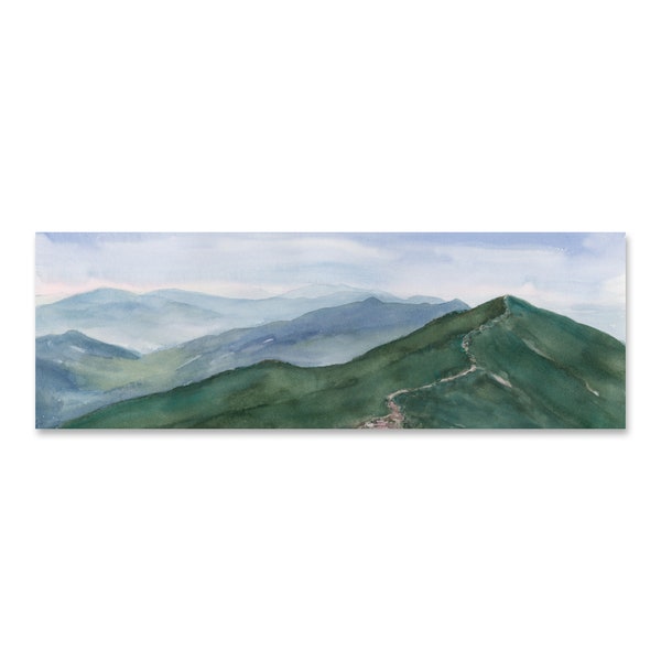 Mount Lafayette CANVAS print, White Mountains of New Hampshire painting, Franconia Ridge Trail Loop ready to hang stretched canvas prints