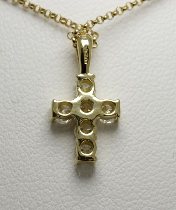 Buy 14K Gold Filled Cross Necklace for Men's 20 Crucifix Pendant 33x18mm Cross  Pendant Cadena Y Dije De Cruz Mariner Link Chain 20 Online in India - Etsy