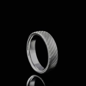 PLATINUM 5mm mens laser engraved wedding ring/  5mm Wedding Band wedding / 5mm wedding Ring / platinum  / 5mm platinum band / platinum ring