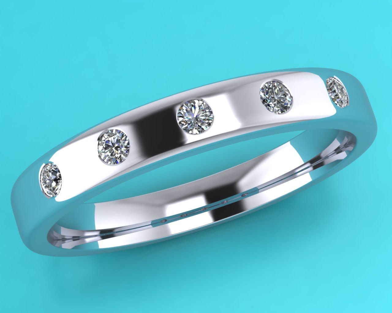 Platinum Diamond Wedding Ring / Diamond Wedding Ring / Diamond Etsy