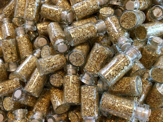 Lowest Price online !! 11 Gold Flake Vials..