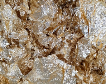 18 Grams of Gold Leaf Flakes .....Premium Quality .. Lowest price online !! + Fast Shipping!