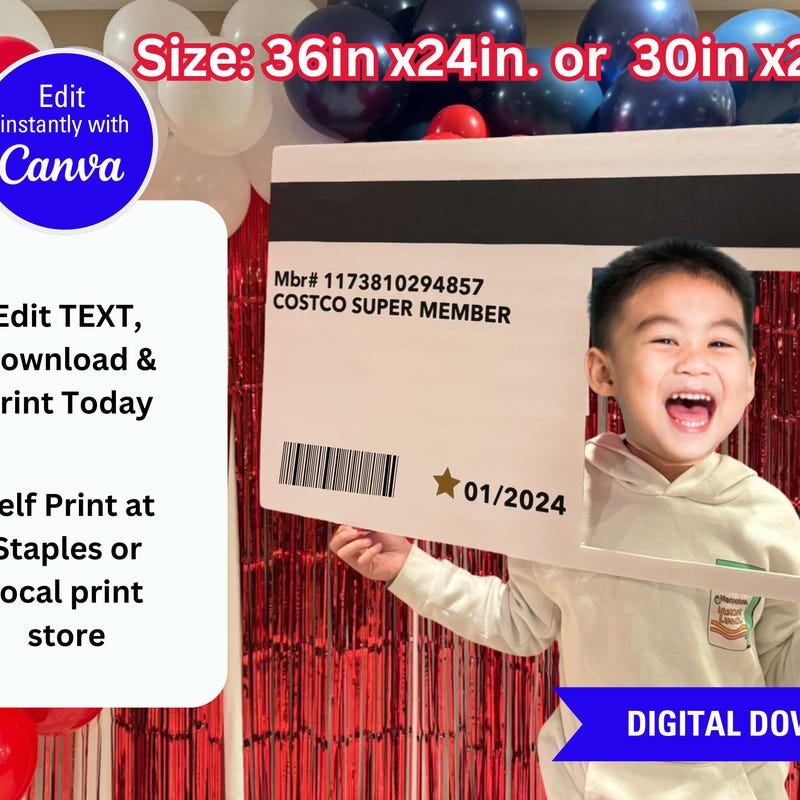 Costco Name Tag Etsy