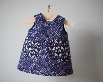 Apron dress for 30-35 cm doll