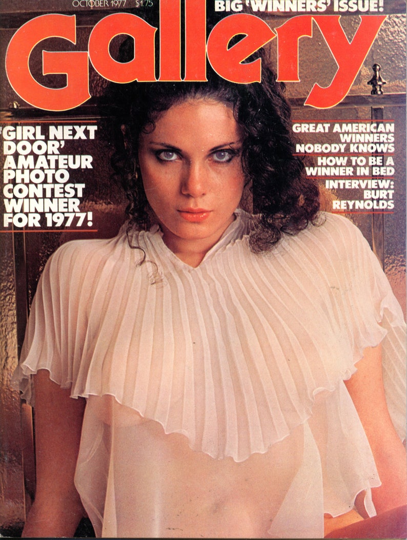 Gallery Magazine October 1977 Near Mint Condition Mature Etsy