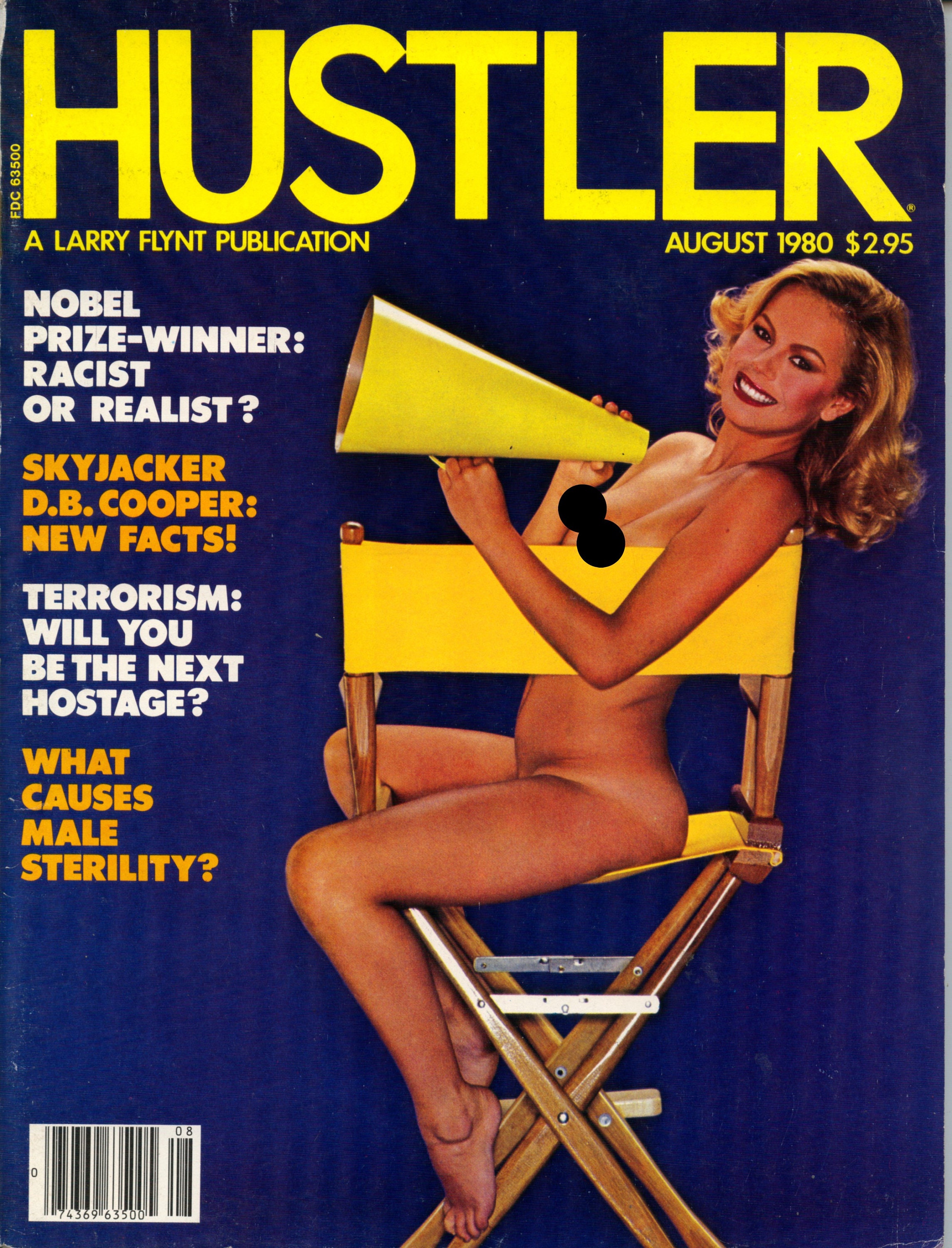 Vintage Hustler Erotica - Hustler Magazine August 1980 Excellent condition Two Cut pages in the front  Mature
