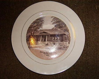 Chariton Public Library Collectors Plate Chariton Iowa