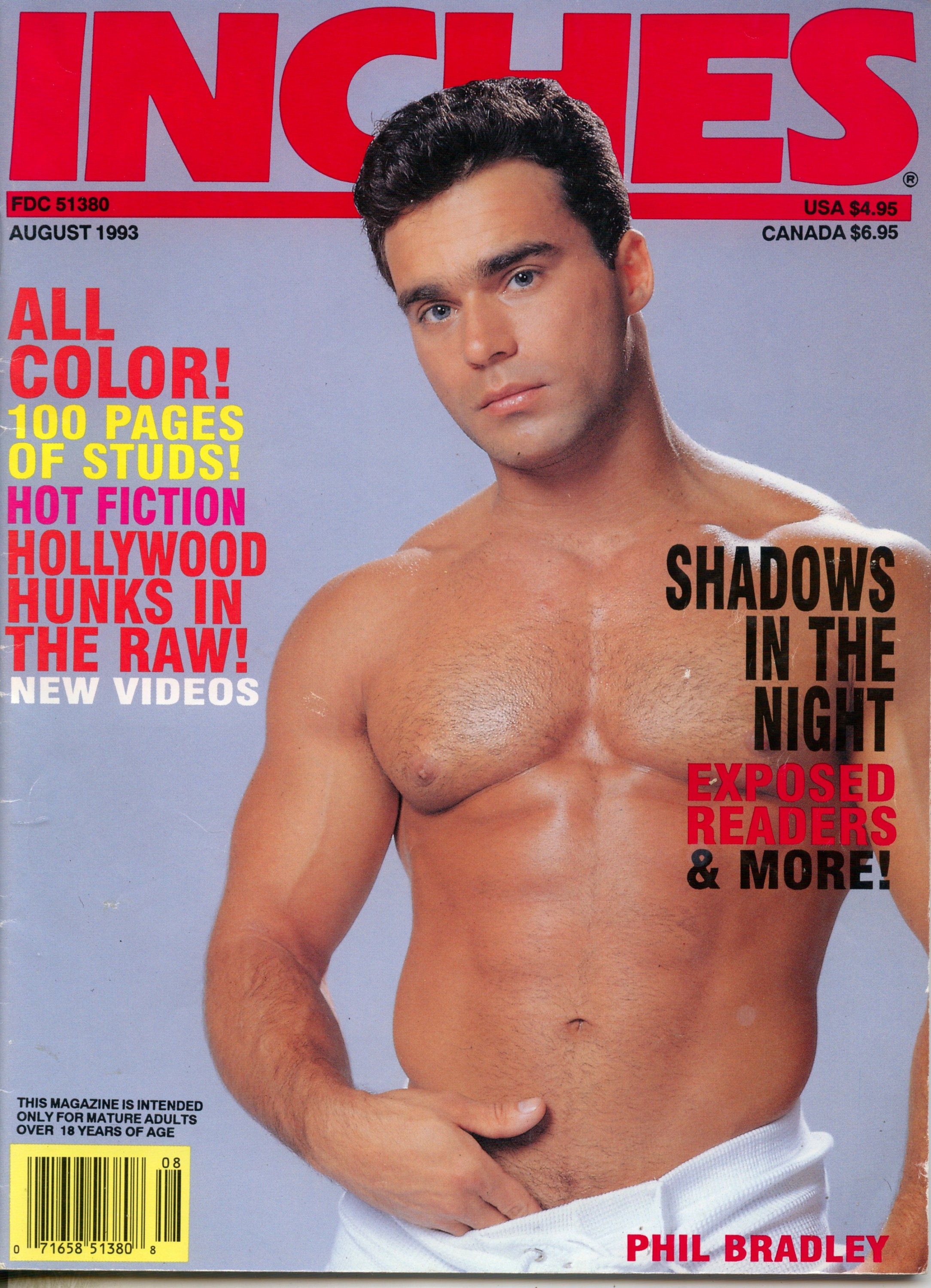 Inches Magazine August 1993 Good Condition Gay Nude Men - Etsy Canada