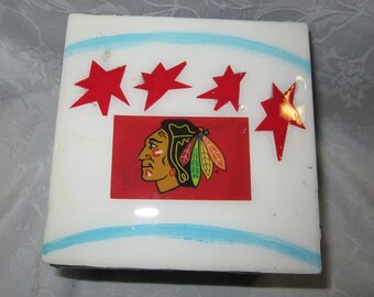 Handmade Chicago Blackhawks Box