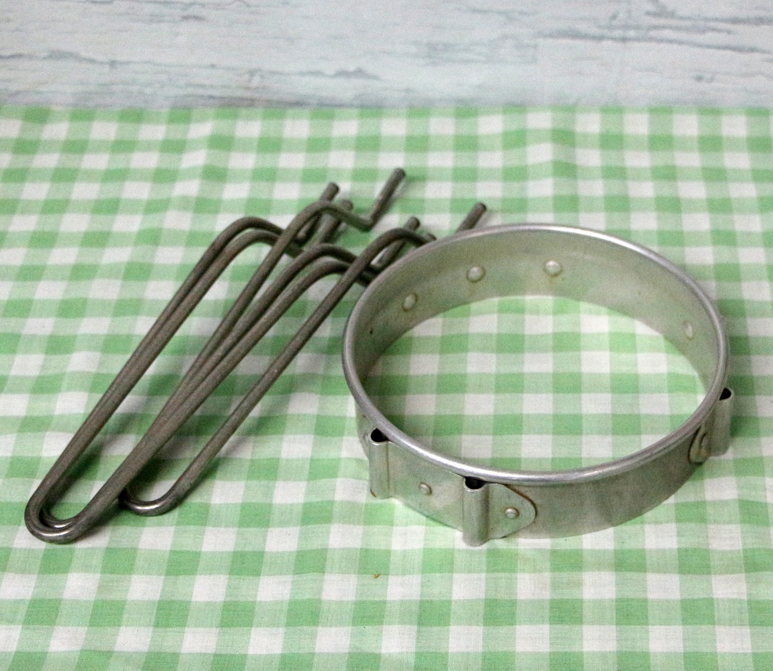 Vintage Aluminum Cone Strainer with Stand Large WearEver Etsy