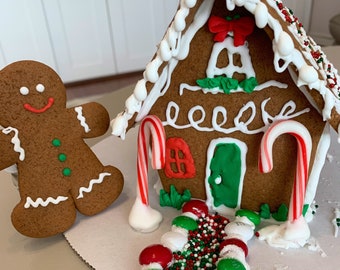 Gingerbread House Cookie Kit - Handmade gingerbread