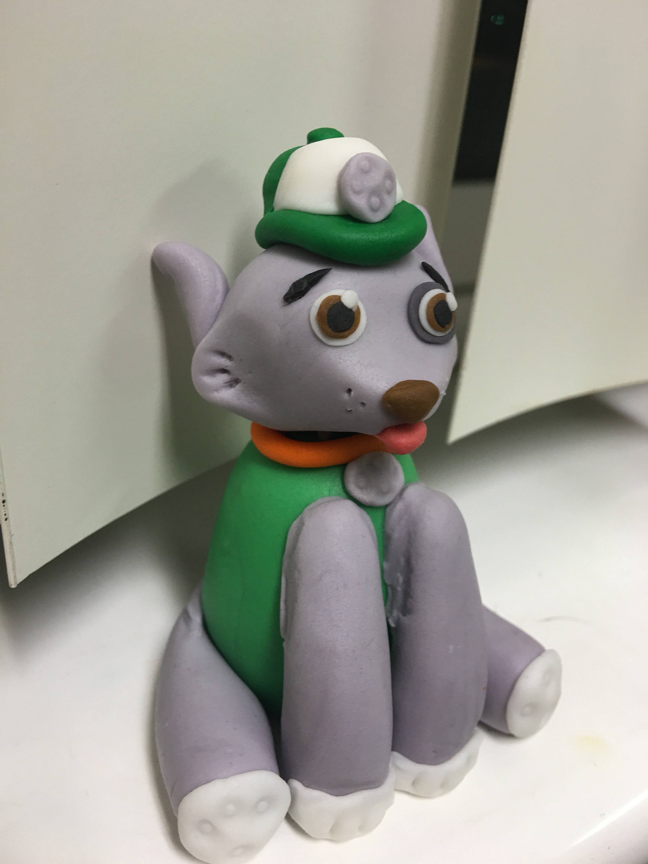 Chase Paw Patrol Fondant Cake Topper | Etsy