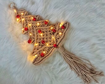 Macrame Christmas tree Christmas decoration Christmas gift Christmas