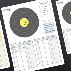 Field Archery Target Plotter and Scorer, World Archery Progress tracker, Digital Product, Print at Home