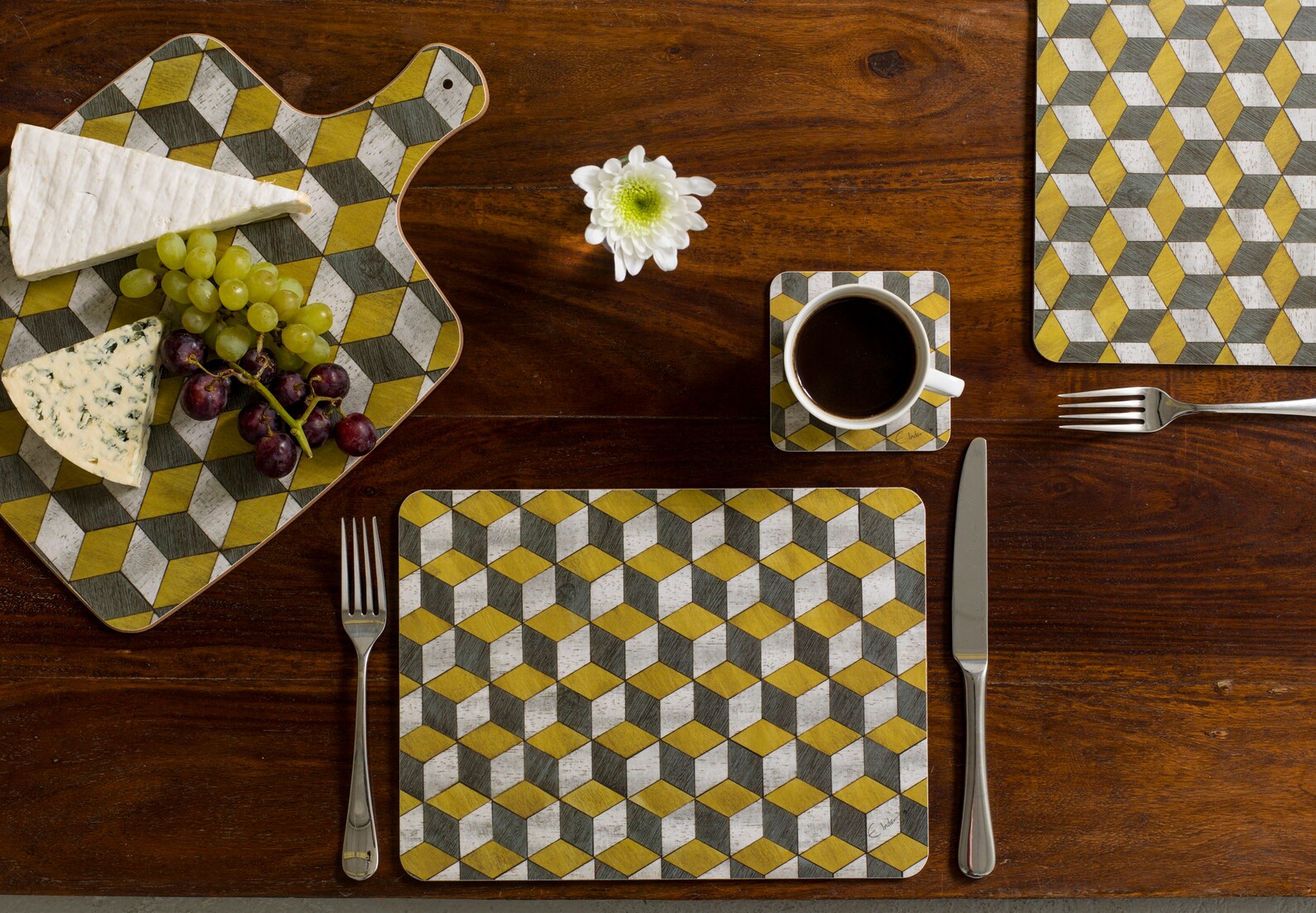 Retro placemats of the highest quality. Mid Century style. Etsy