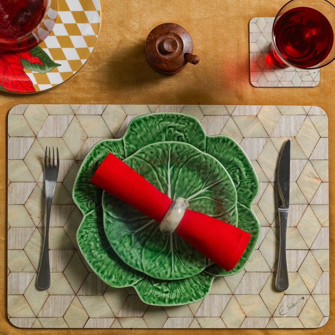 Extra Large Placemats Set of the Highest Quality. Scandinavian Etsy UK