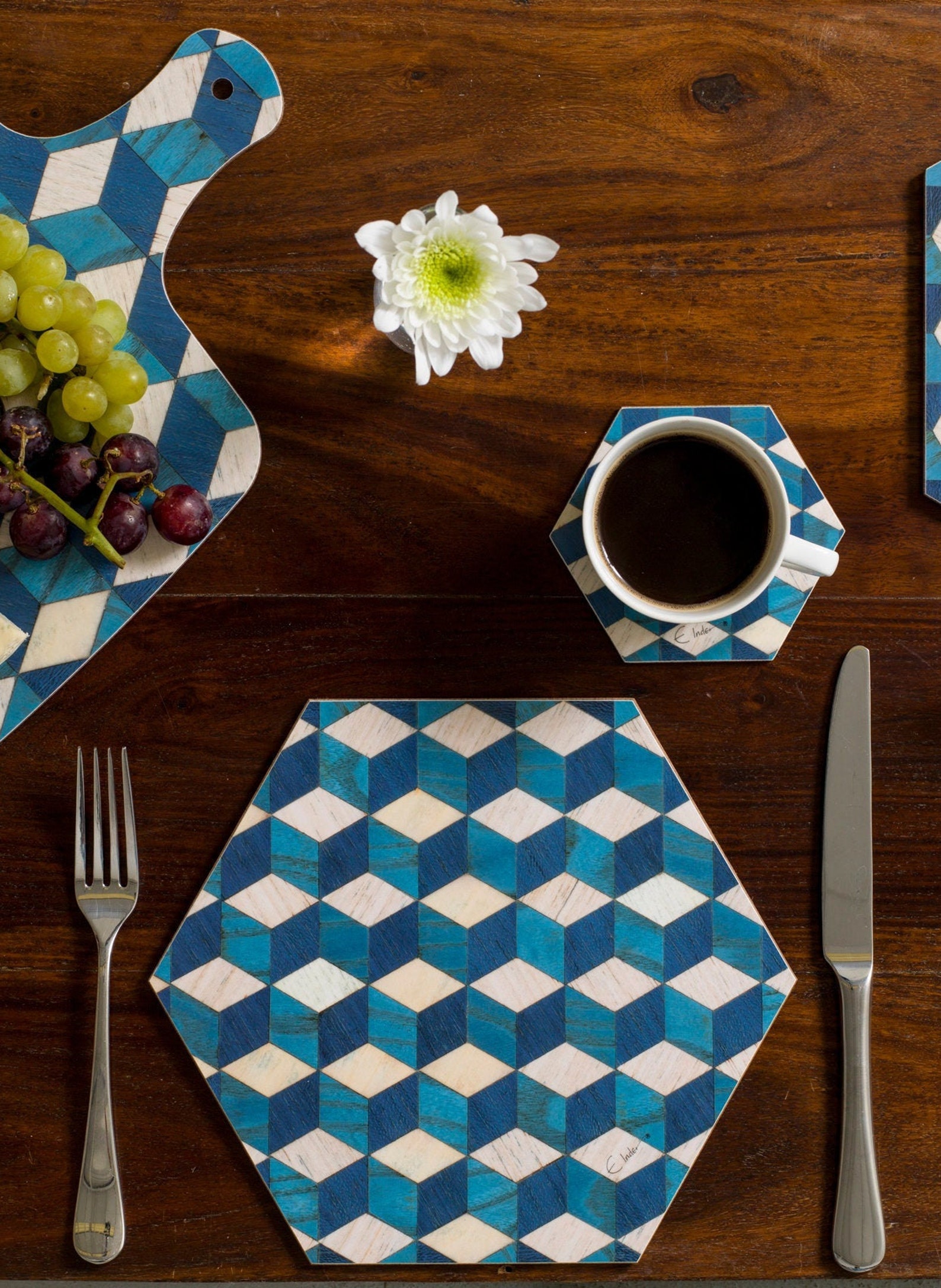 12 Retro placemats and coasters of the highest quality. Mid Etsy