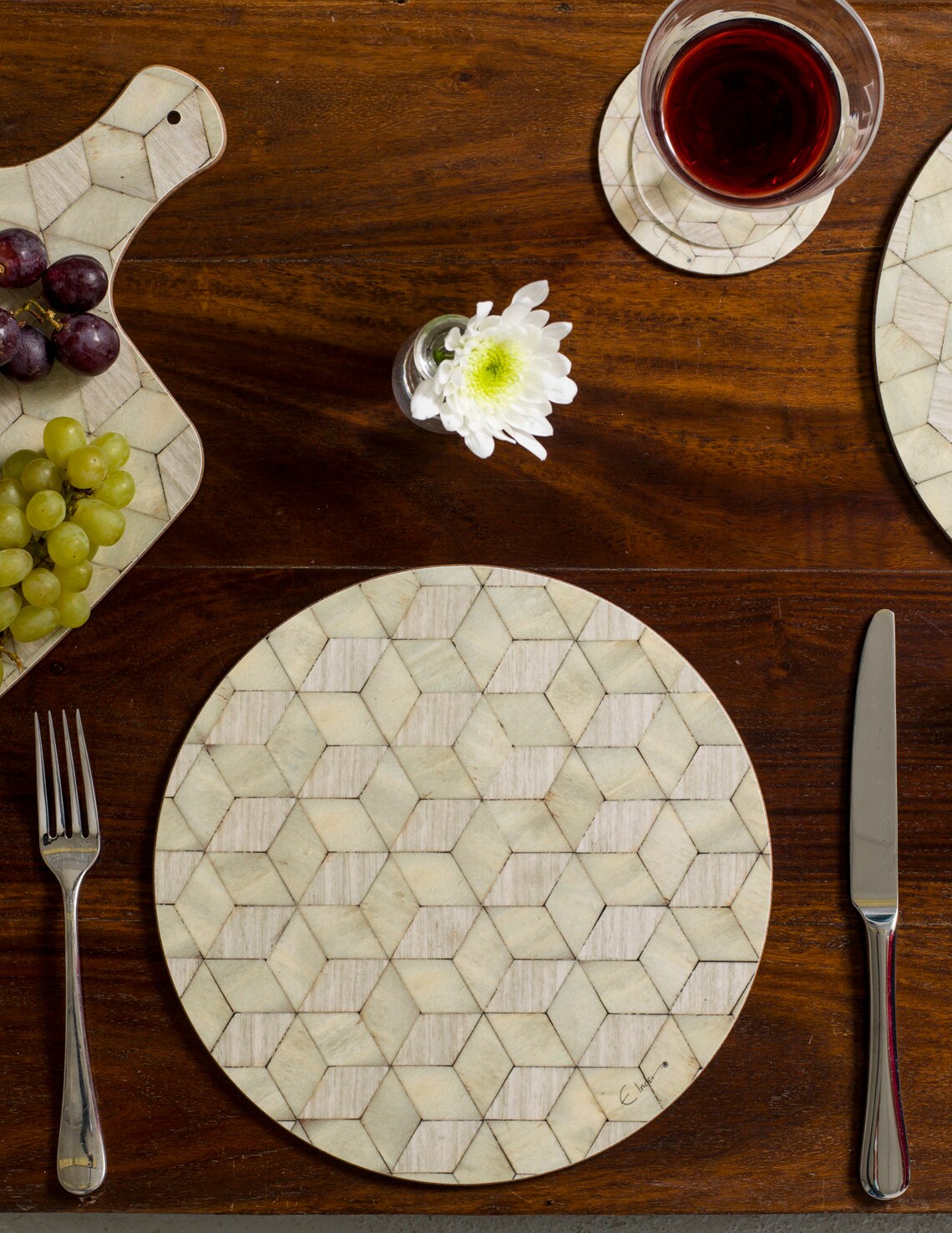 6 Elegant placemats of the highest quality. Hollywood Regency Etsy