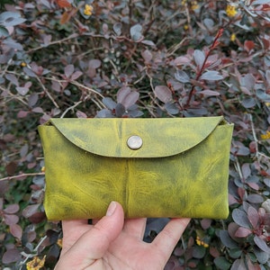 Hand Sewn Leather Glasses Case: Personalized Sunglasses Pouch