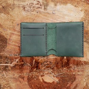 Portafoglio uomo in pelle, portafoglio donna piccolo in pelle, portafogli in pelle da uomo, portacarte sottile, regalo da donna, portafoglio in pelle fatto a mano